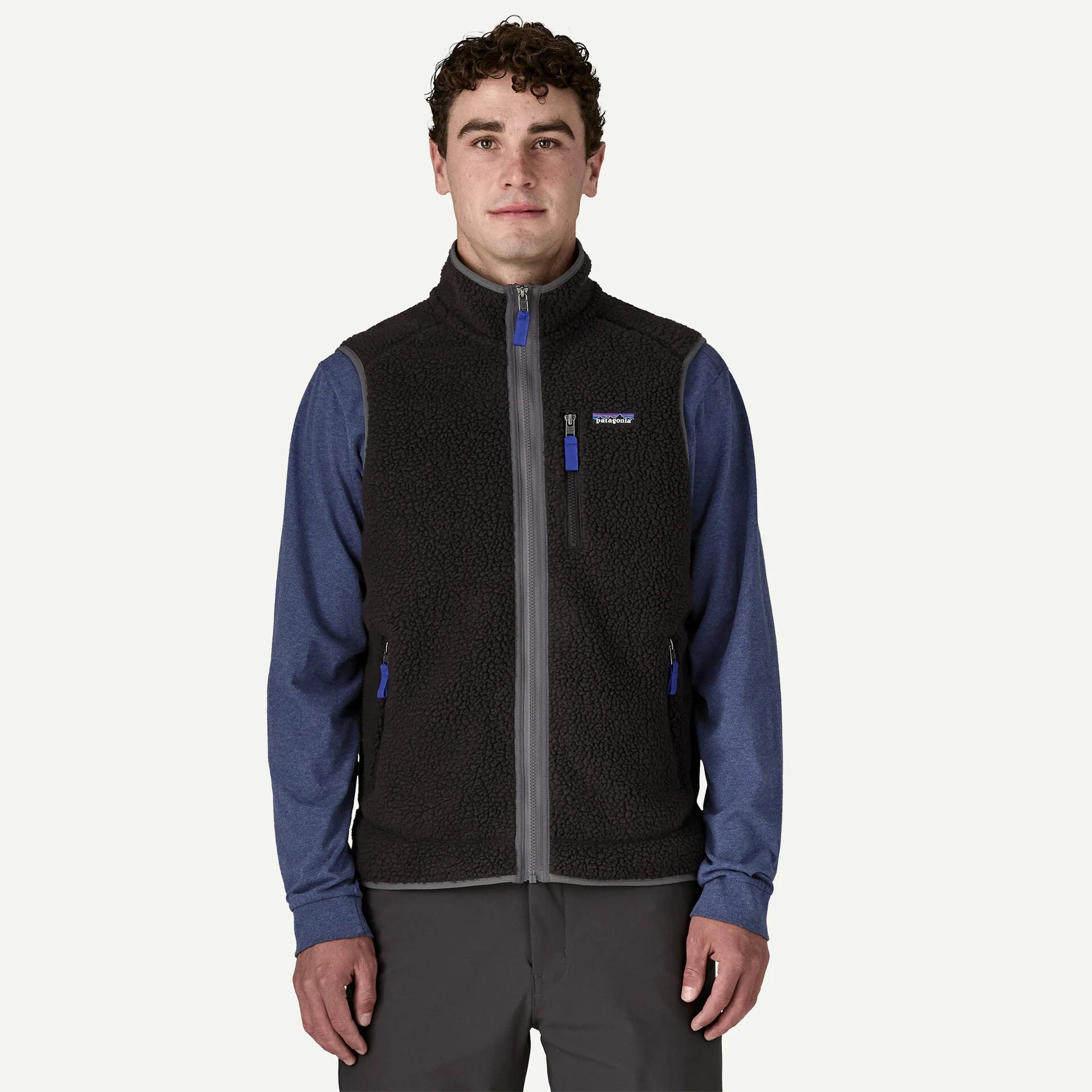 Patagonia Men's Retro Pile veste noir et bleu