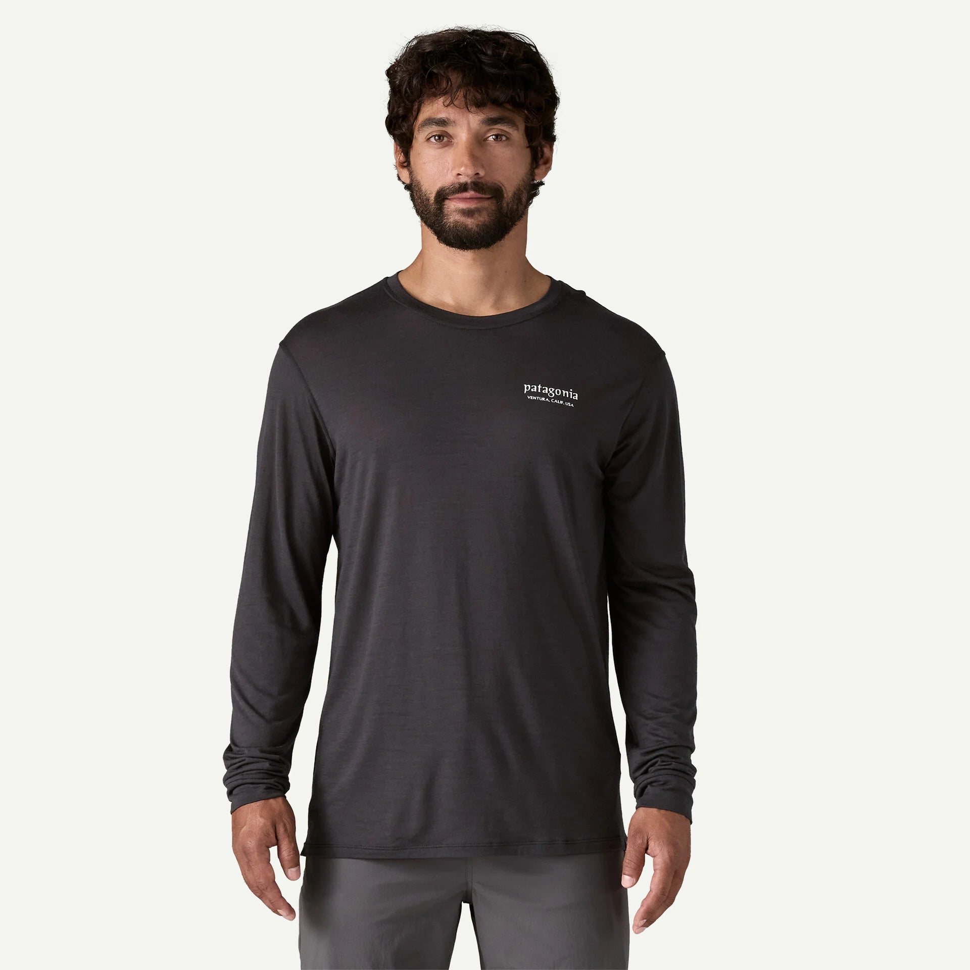 Patagonia Men's Long-Sleeved Capilene® Cool Merino Blend Graphic Shirt
